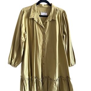 Sheley Flounced Túnic Dress From Anthropologie